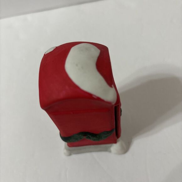 Vintage Christmas Village UK Phone Booth Porcelain Bisque Rex Lee 1990 Dickens - Picture 5 of 6